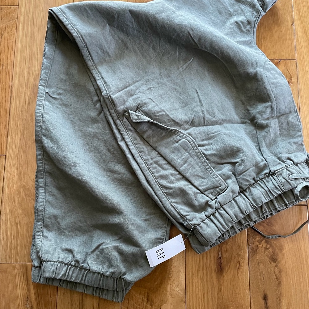 Gap Linen/Cotton Blend Utility Pants NWT